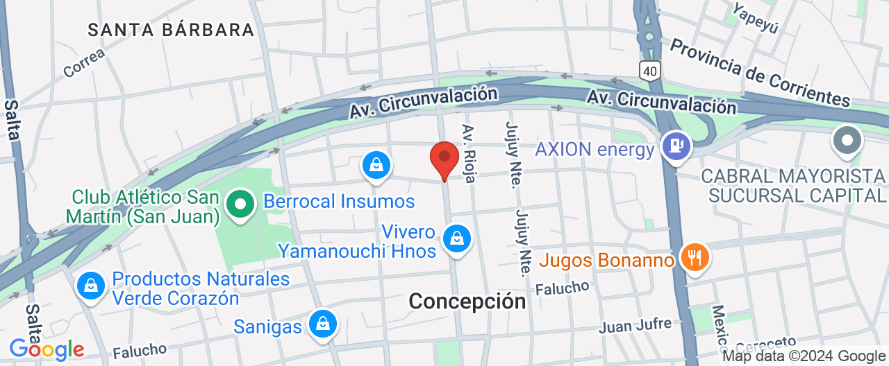 Mapa de la ubicación