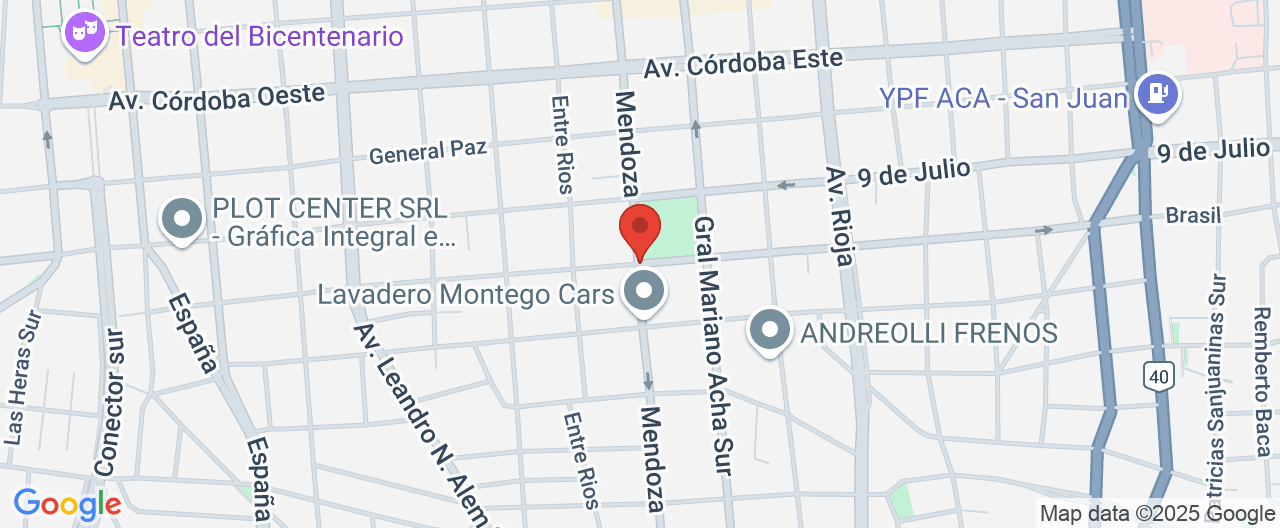 Mapa de la ubicación