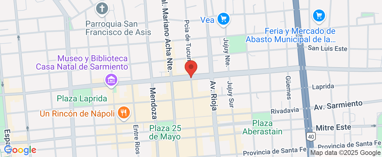 Mapa de la ubicación
