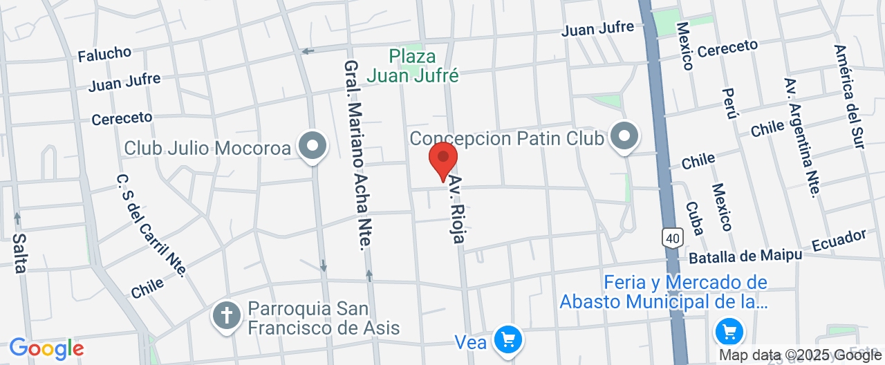 Mapa de la ubicación