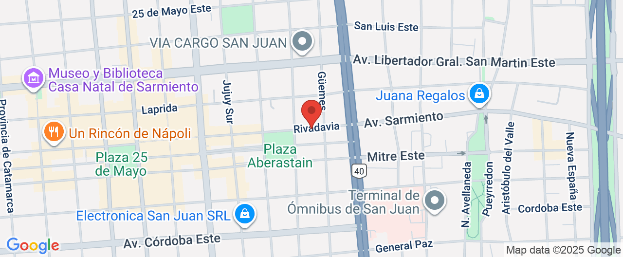 Mapa de la ubicación