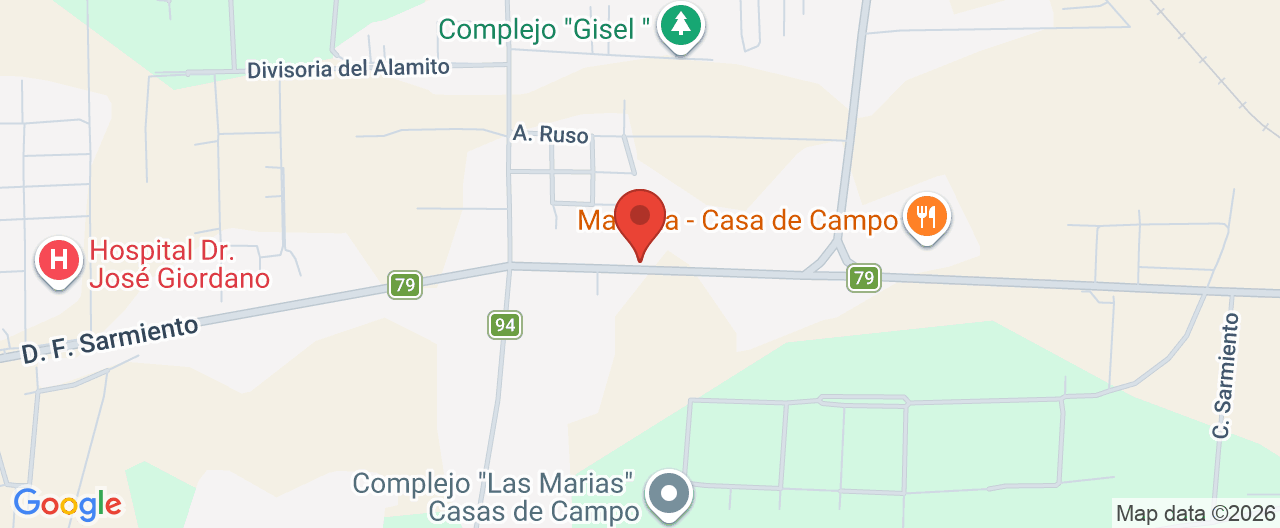 Mapa de la ubicación