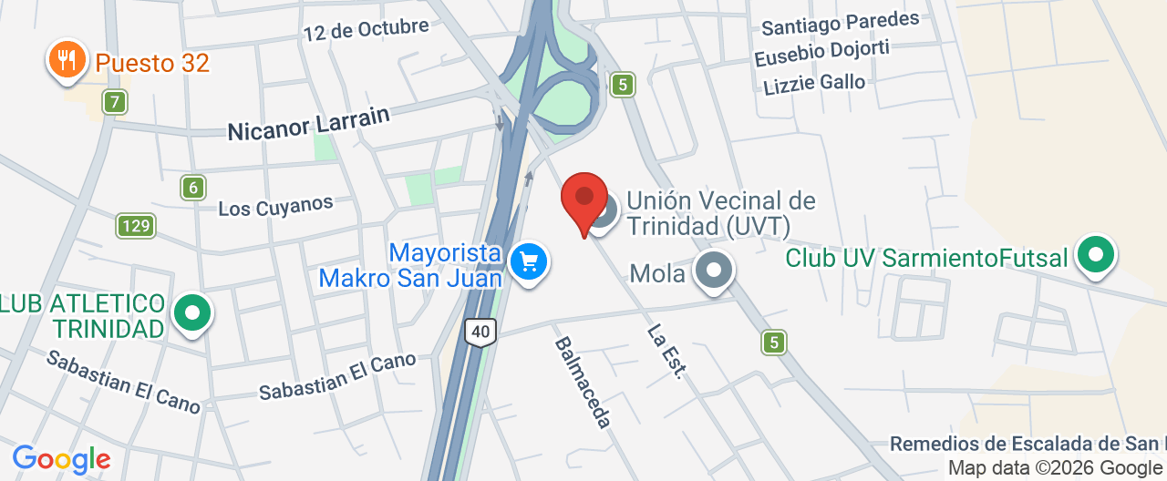Mapa de la ubicación