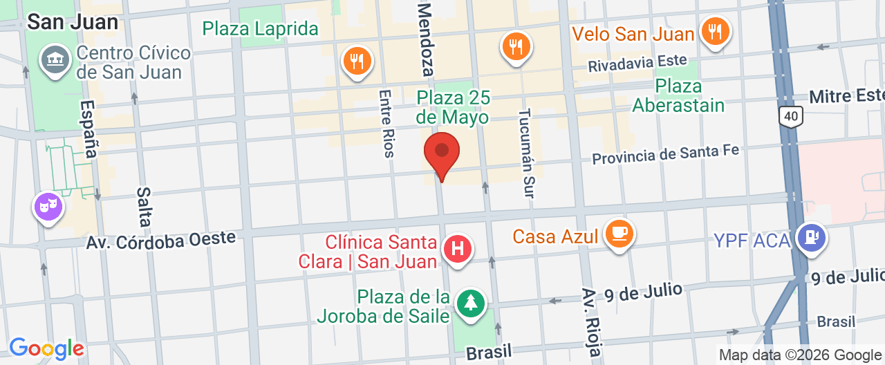 Mapa de la ubicación