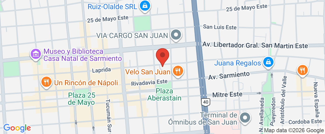 Mapa de la ubicación