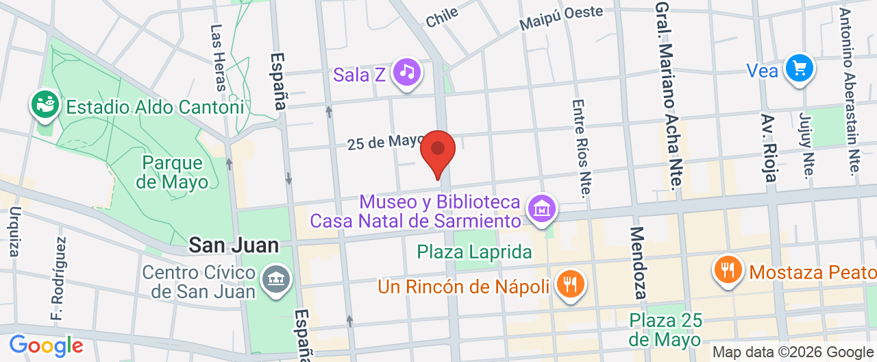 Mapa de la ubicación