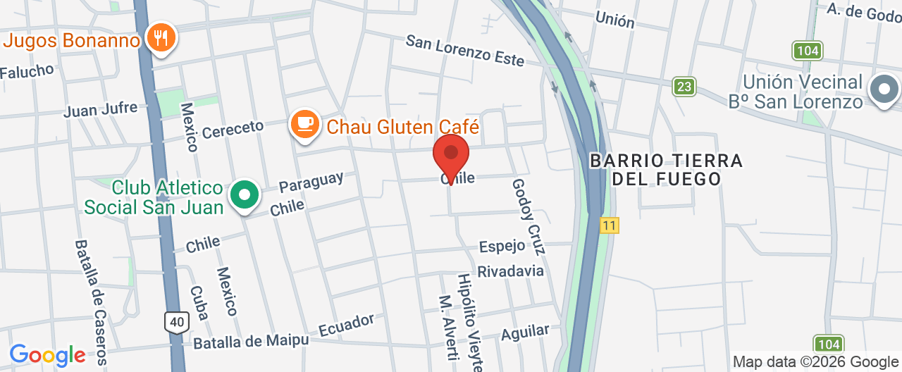 Mapa de la ubicación