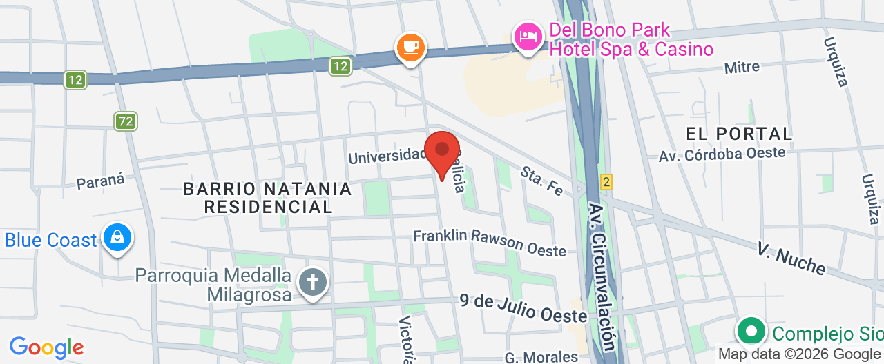 Mapa de la ubicación