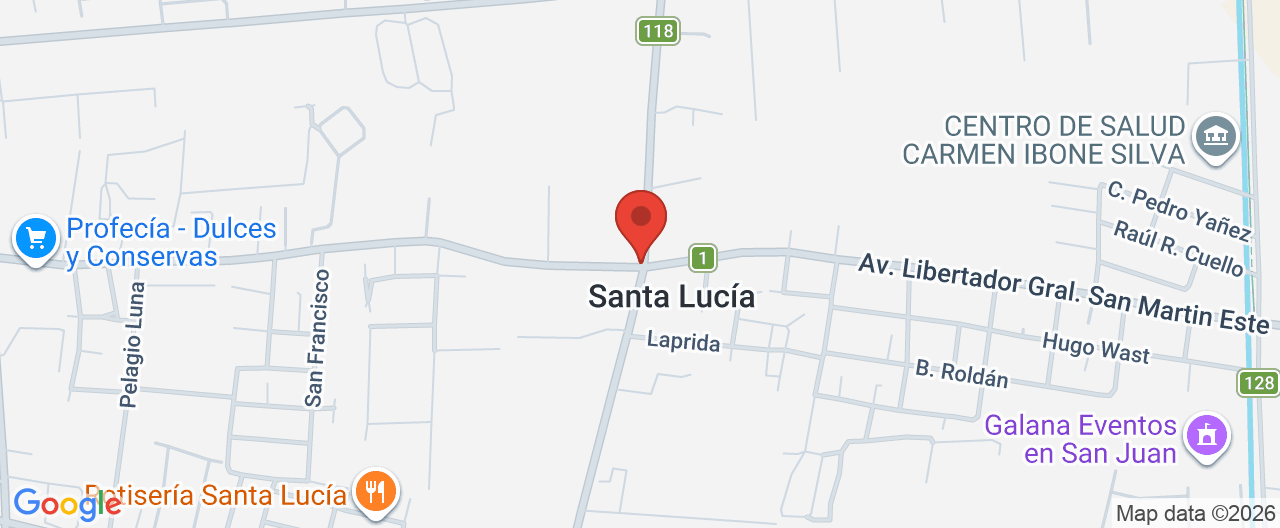 Mapa de la ubicación