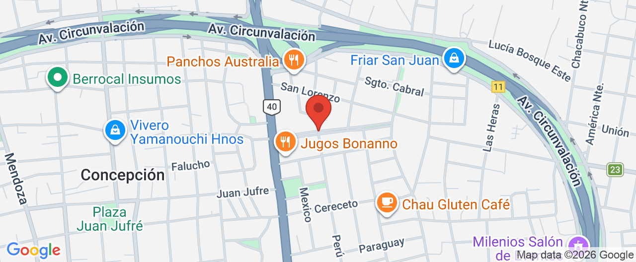 Mapa de la ubicación