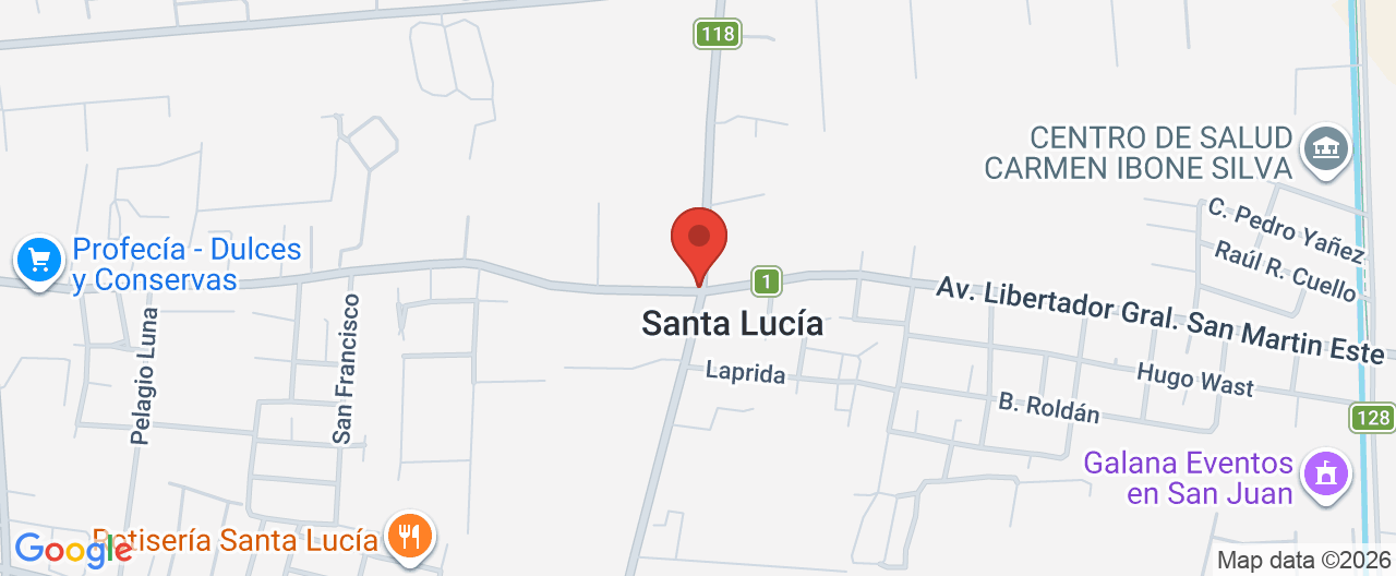 Mapa de la ubicación
