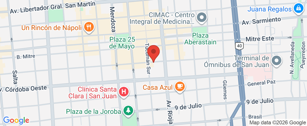 Mapa de la ubicación
