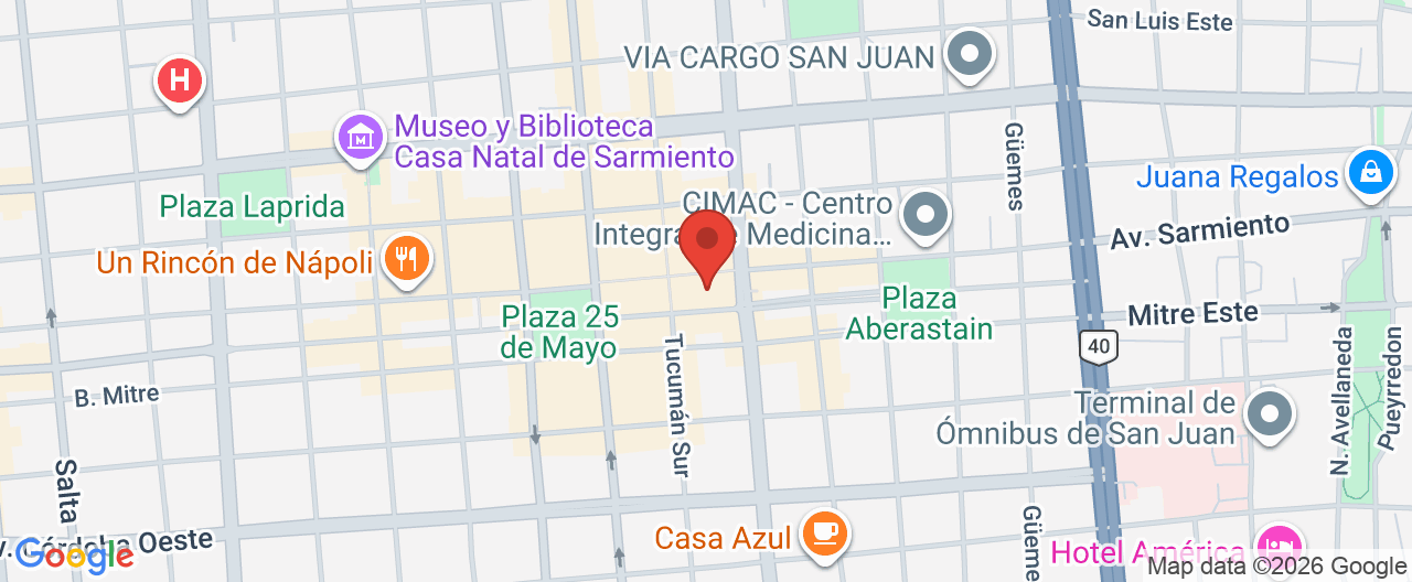 Mapa de la ubicación