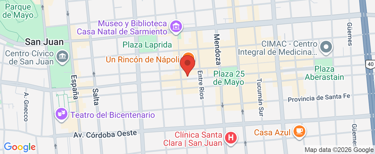 Mapa de la ubicación