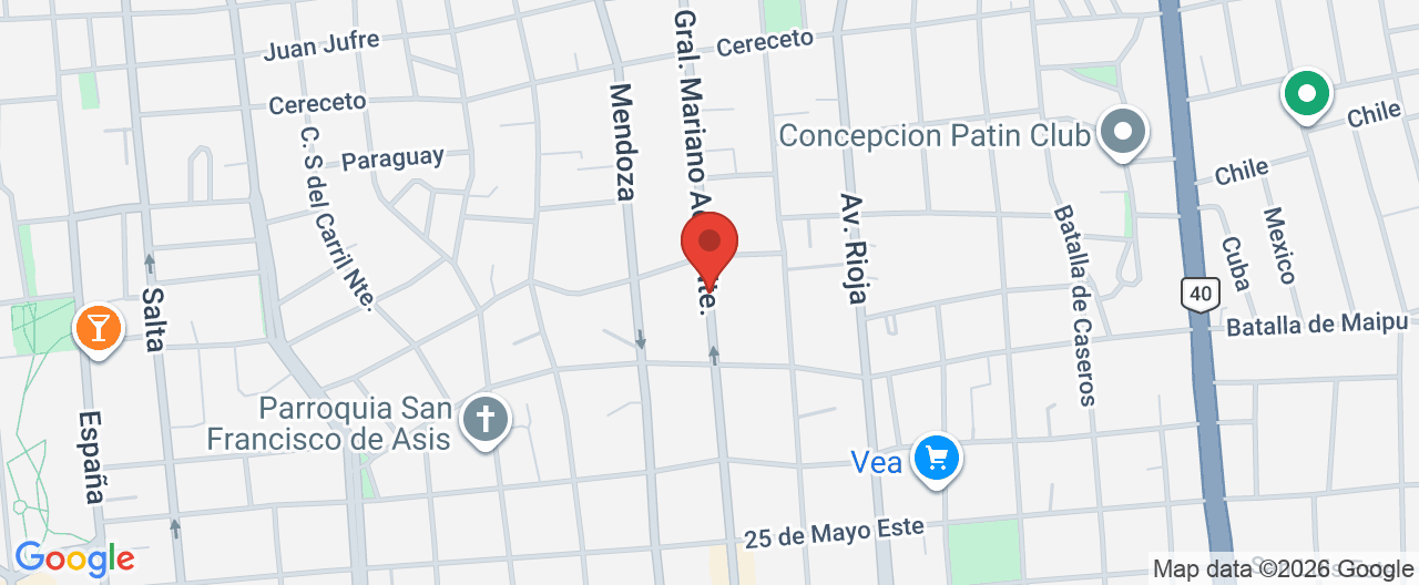Mapa de la ubicación