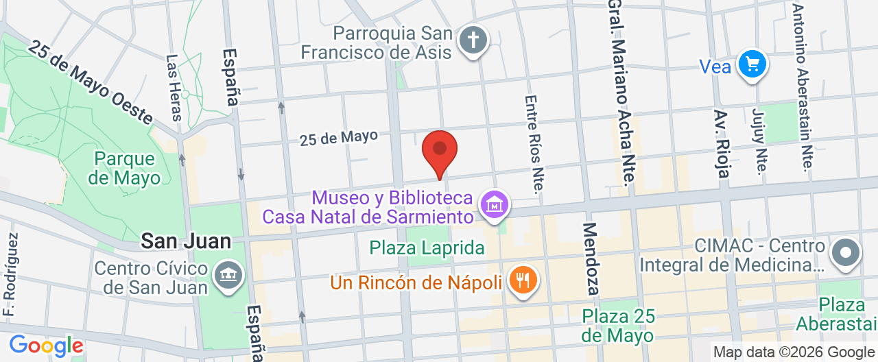 Mapa de la ubicación