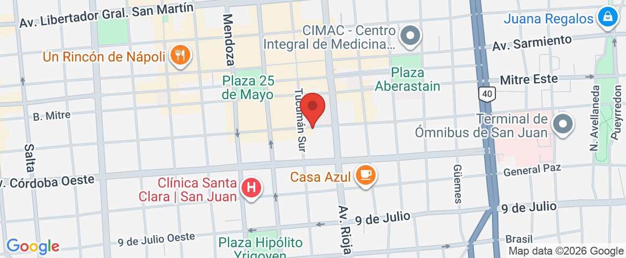 Mapa de la ubicación