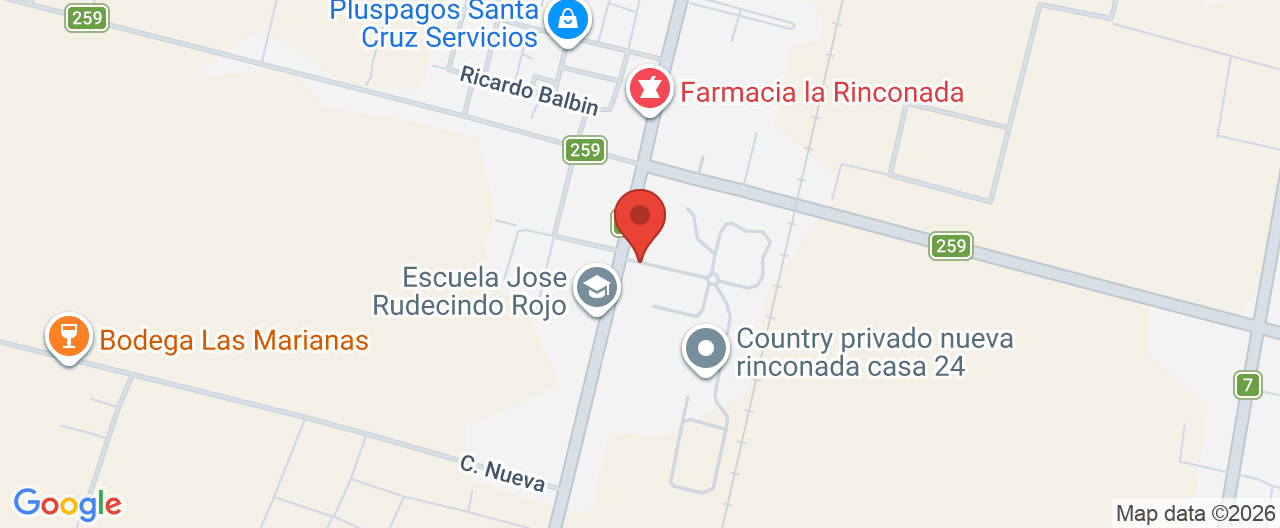 Mapa de la ubicación