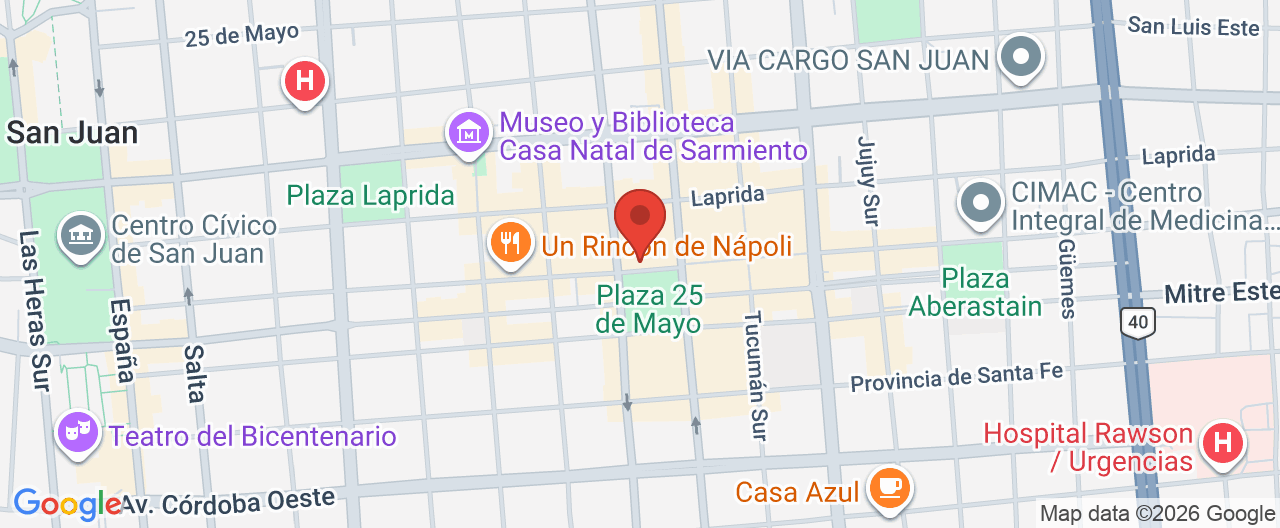Mapa de la ubicación