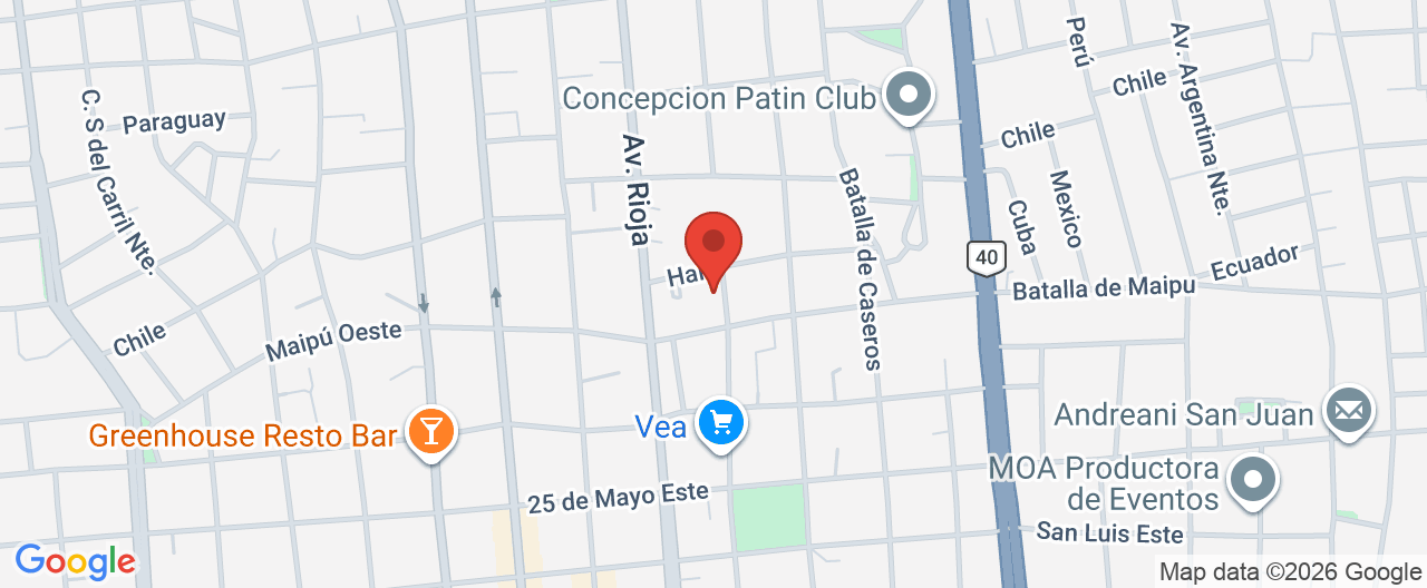 Mapa de la ubicación