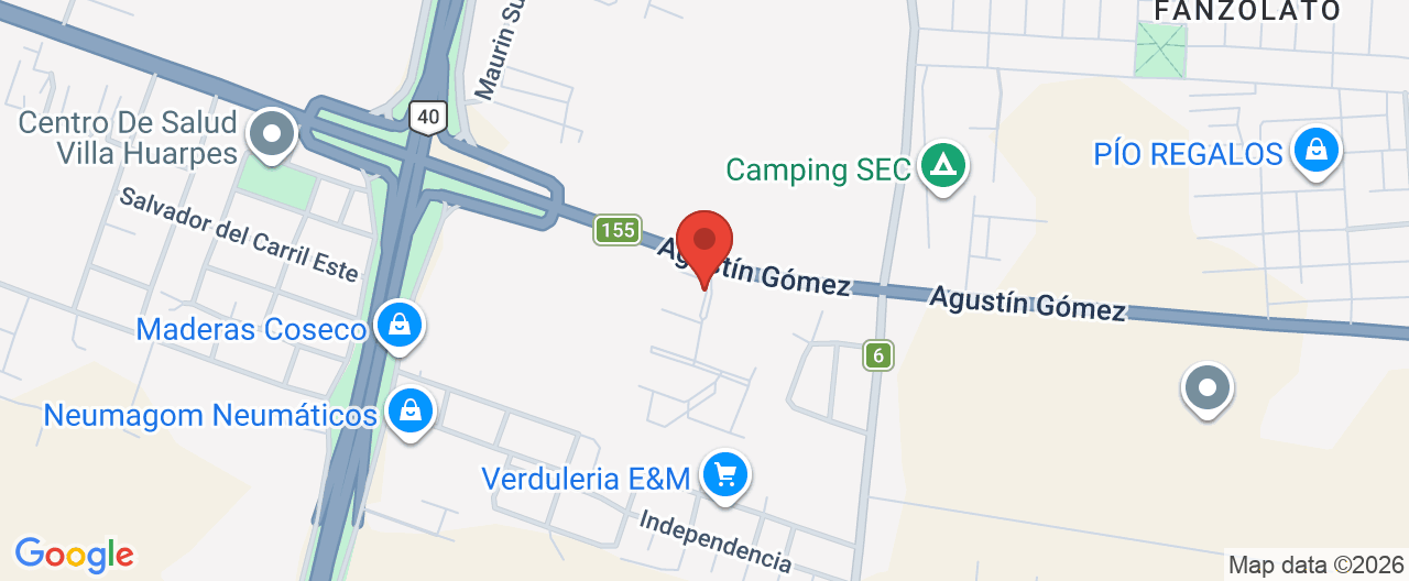 Mapa de la ubicación