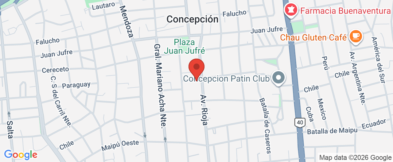 Mapa de la ubicación