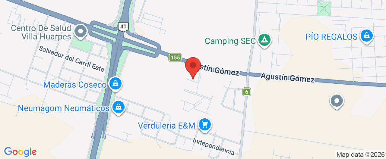 Mapa de la ubicación