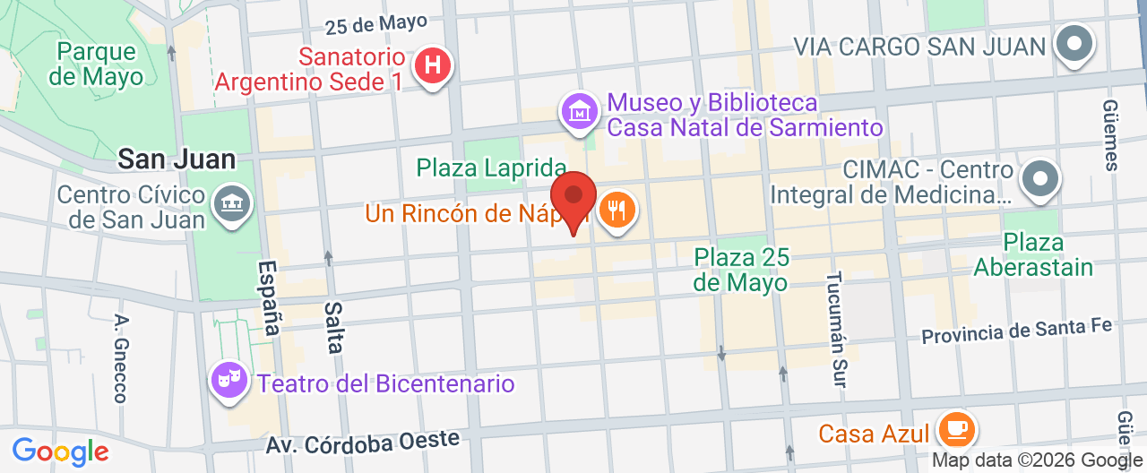 Mapa de la ubicación