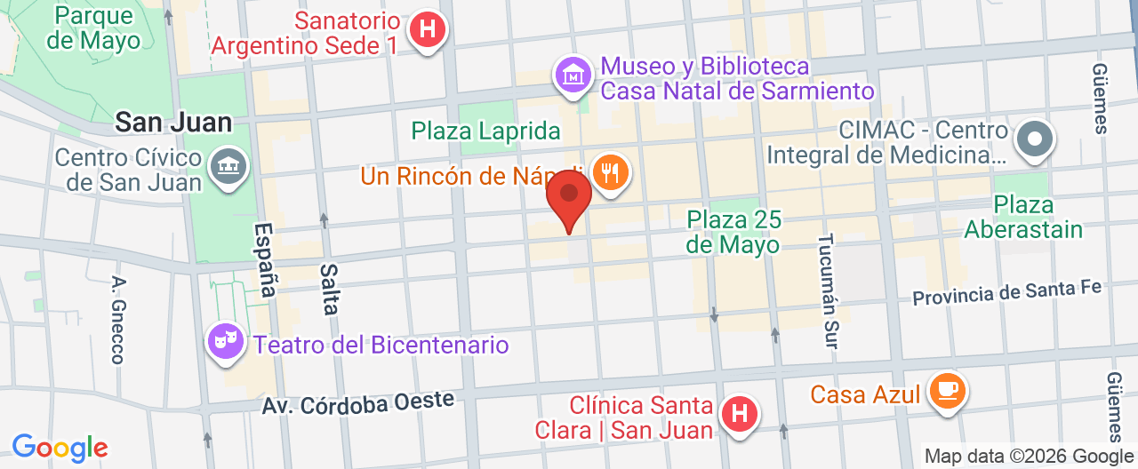 Mapa de la ubicación