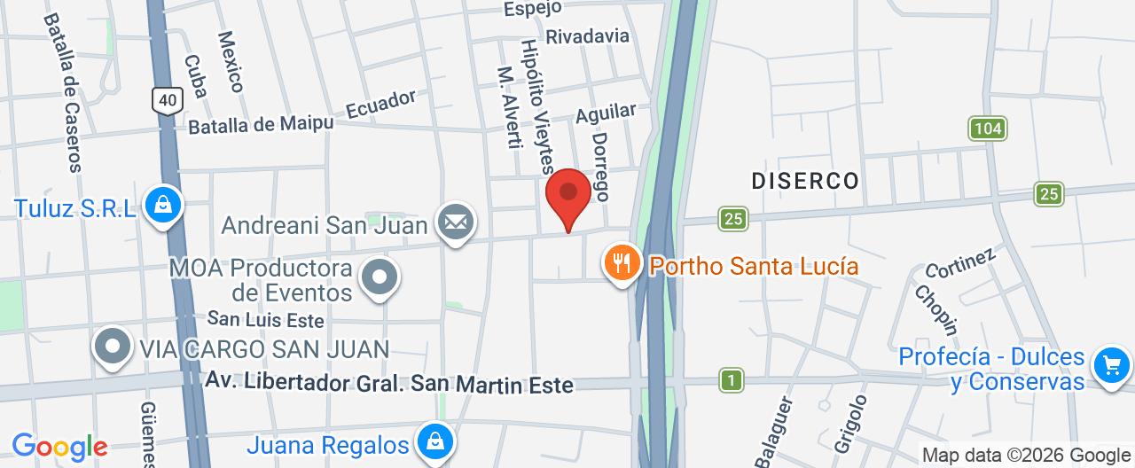 Mapa de la ubicación