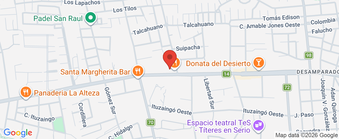 Mapa de la ubicación