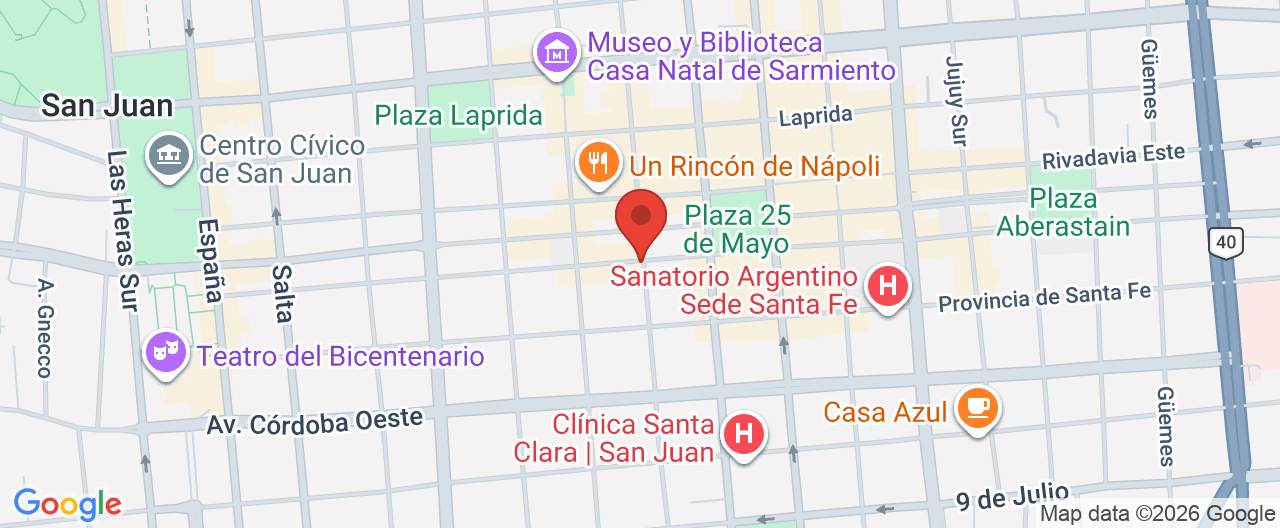 Mapa de la ubicación