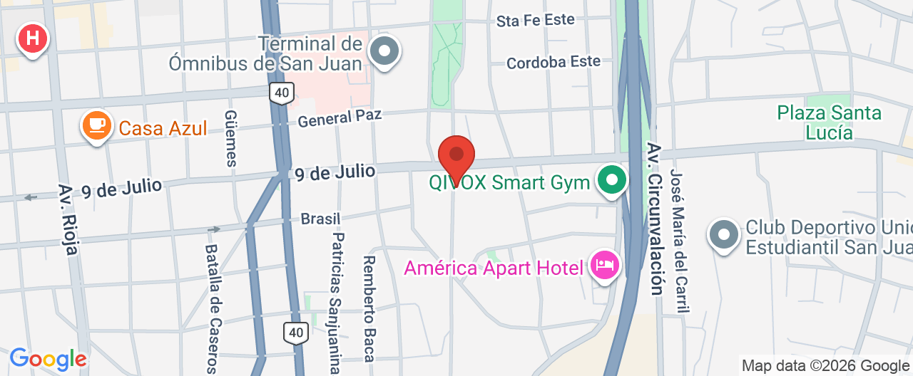 Mapa de la ubicación