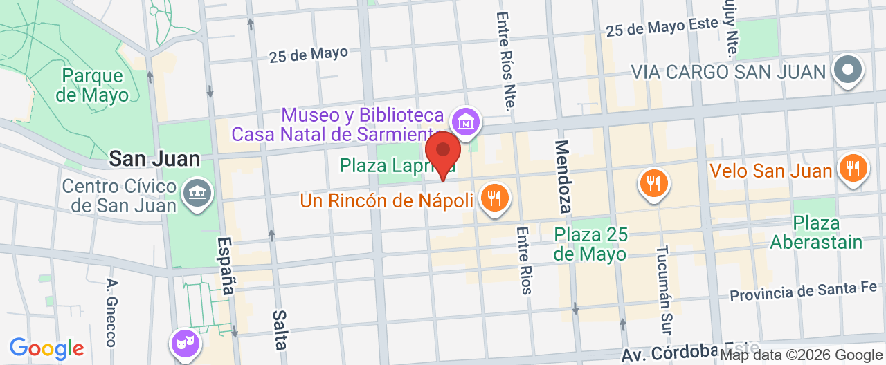 Mapa de la ubicación