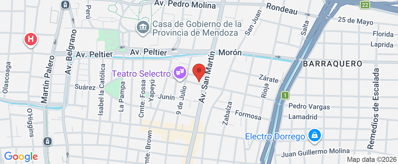 Mapa de la ubicación