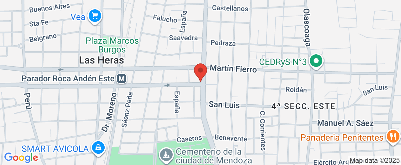 Mapa de la ubicación
