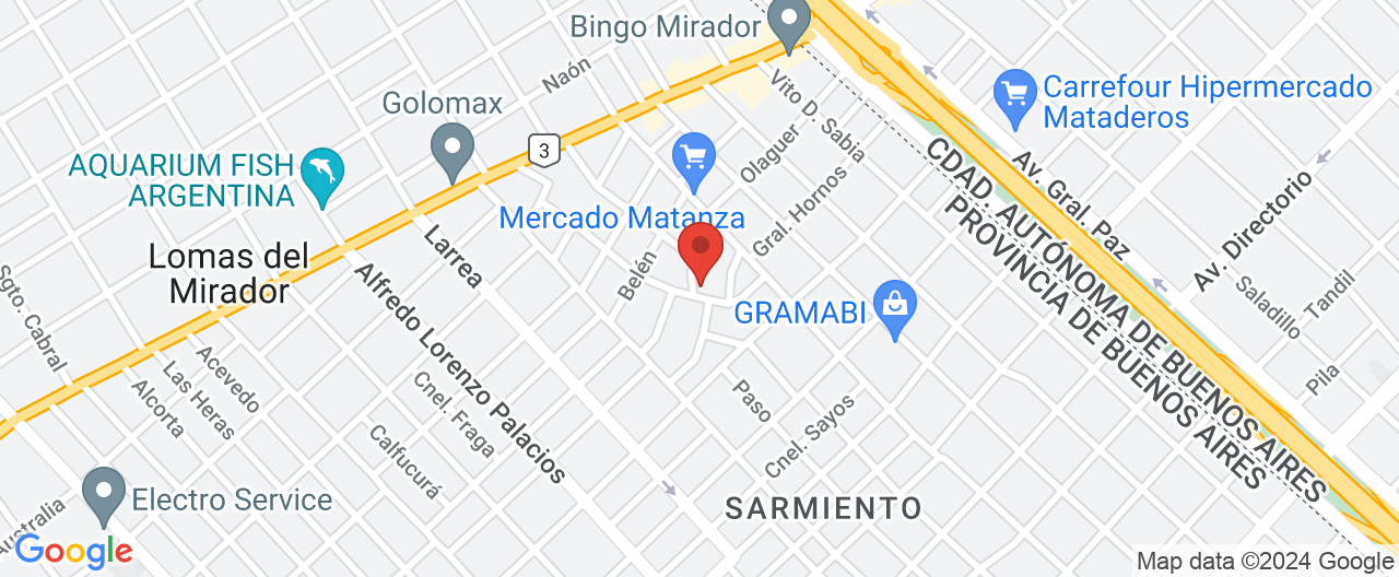 Mapa de la ubicación
