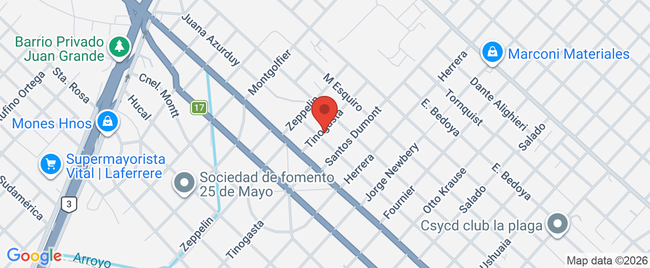 Mapa de la ubicación