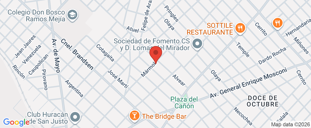 Mapa de la ubicación