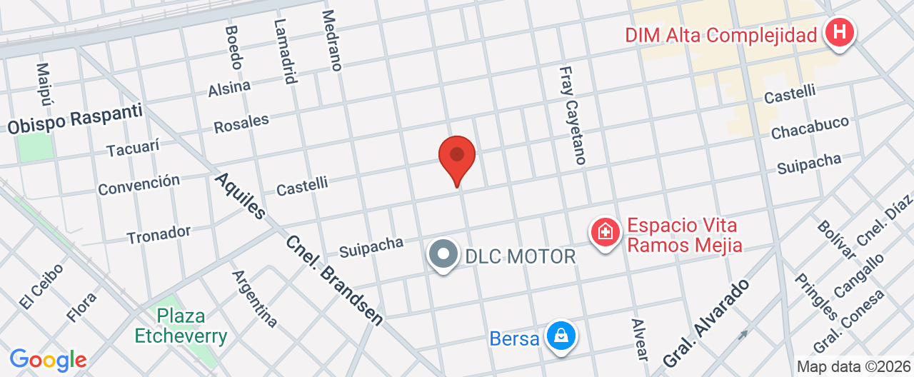 Mapa de la ubicación