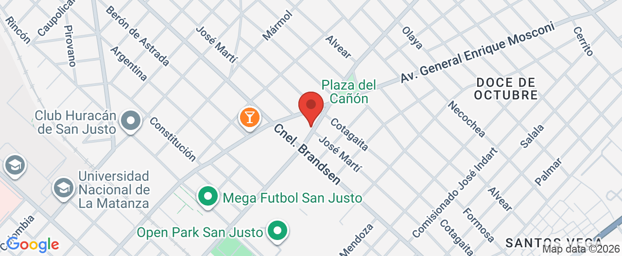 Mapa de la ubicación