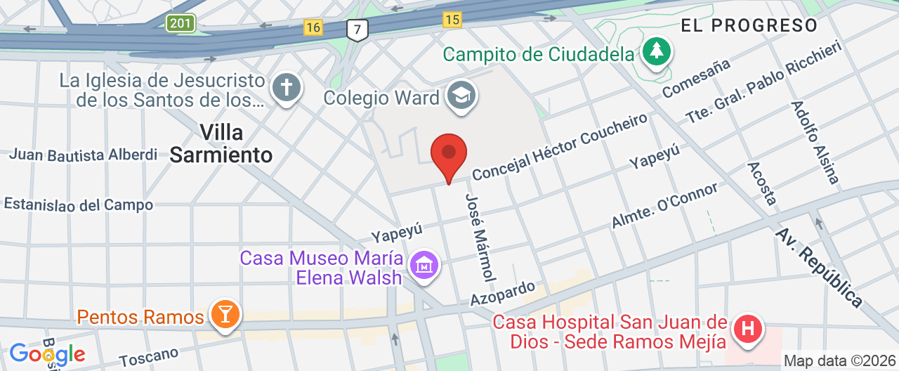 Mapa de la ubicación