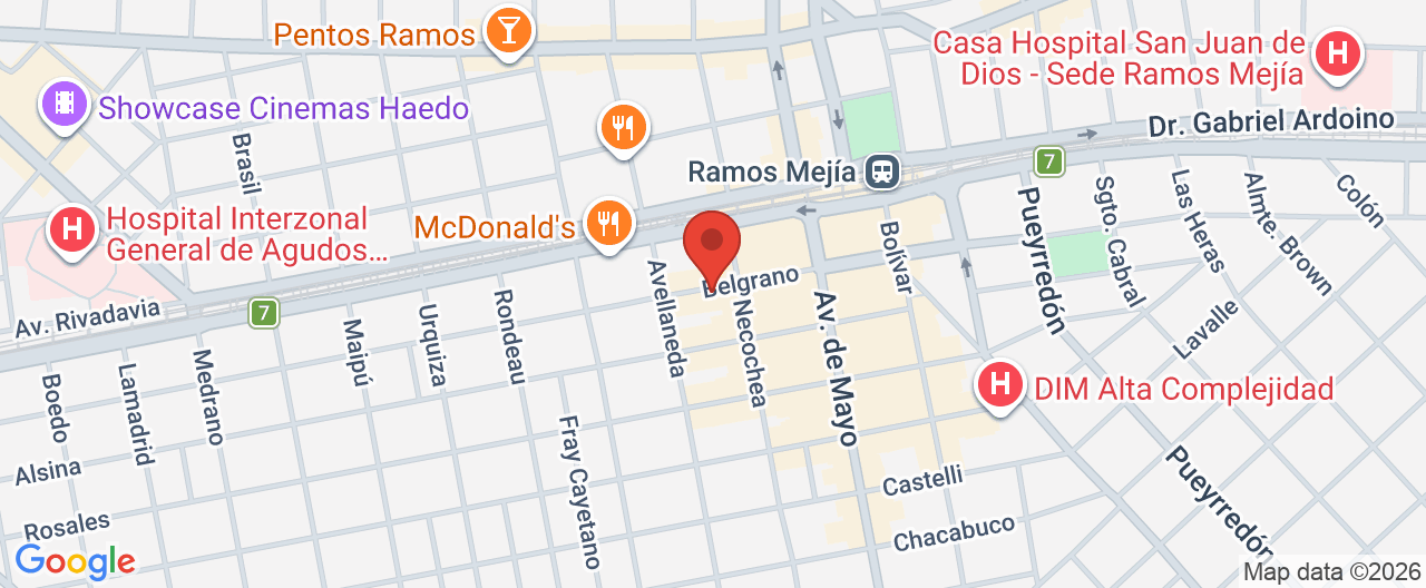 Mapa de la ubicación