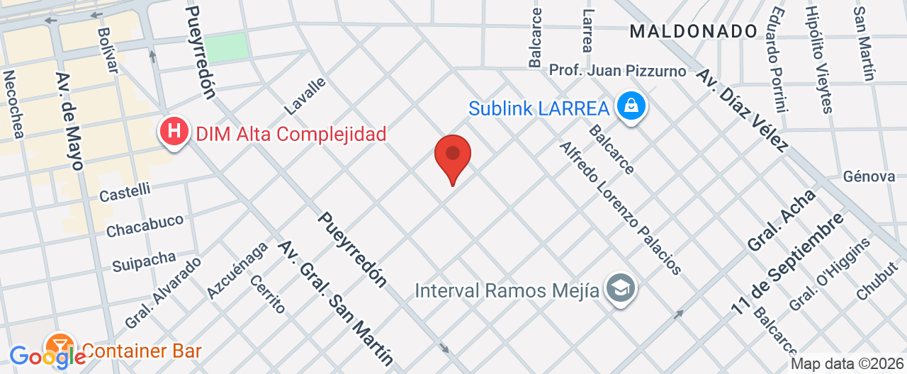 Mapa de la ubicación