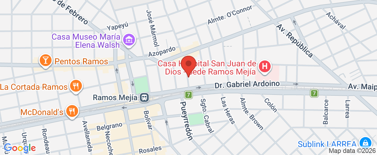 Mapa de la ubicación