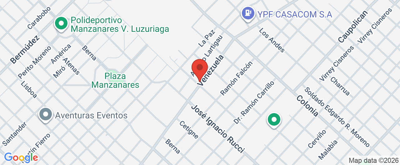Mapa de la ubicación