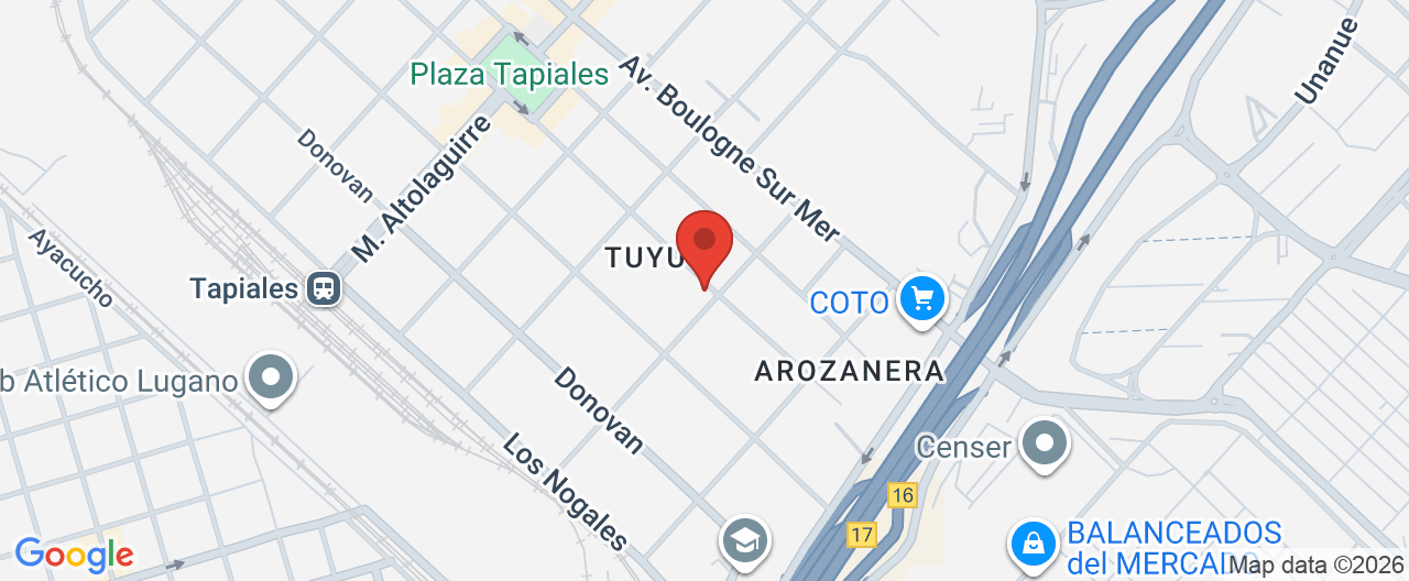 Mapa de la ubicación