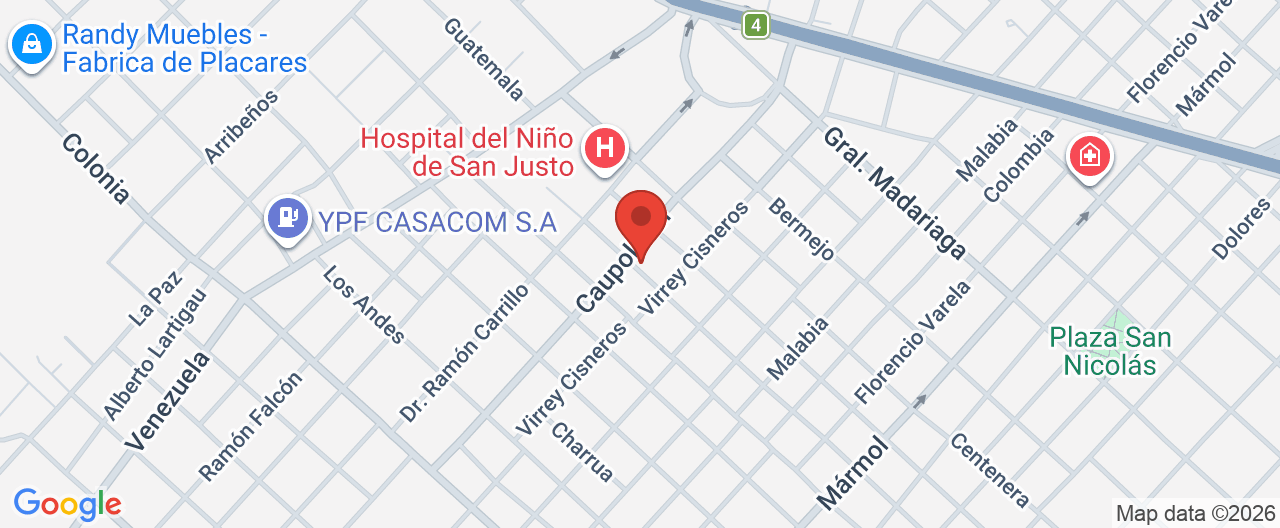 Mapa de la ubicación