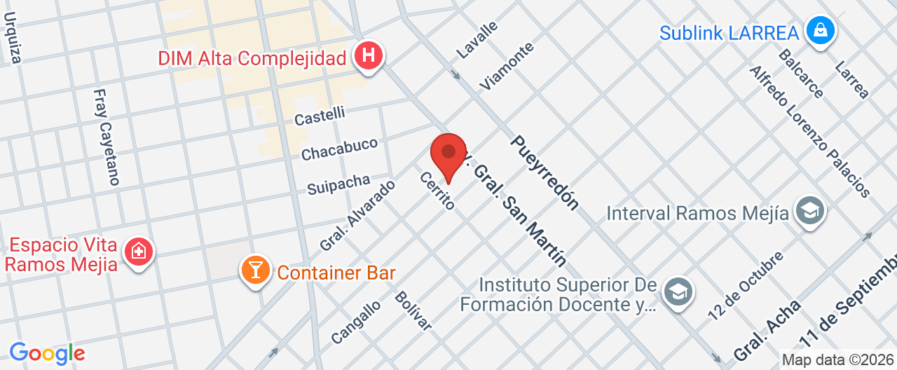Mapa de la ubicación
