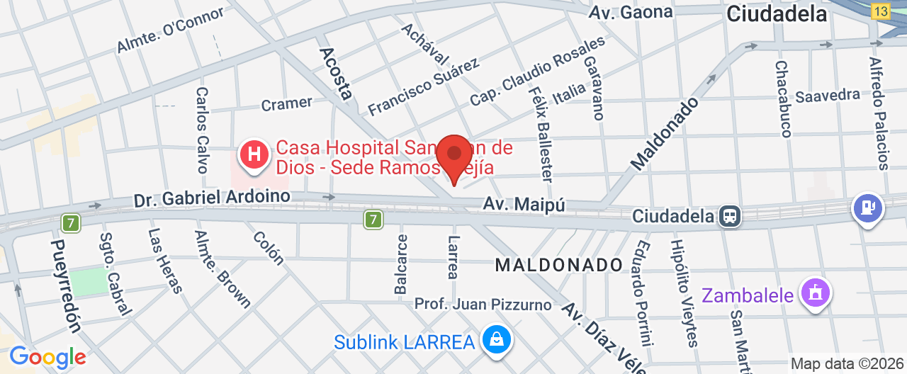 Mapa de la ubicación